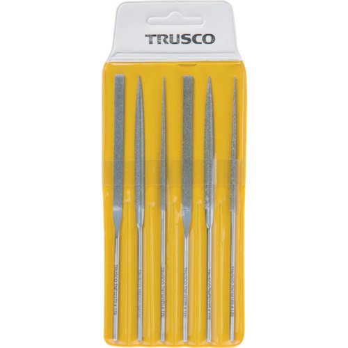 TRUSCO トラスコ中山 ＴＲＵＳＣＯ　ダイヤモンドニードルヤスリセット　平・半丸・丸　６本組セット TNFS1 3289231