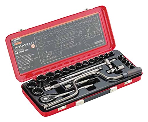 TRUSCO トラスコ中山 ＴＲＵＳＣＯ ソケットレンチセット（差 TSW4-24S 3019845
