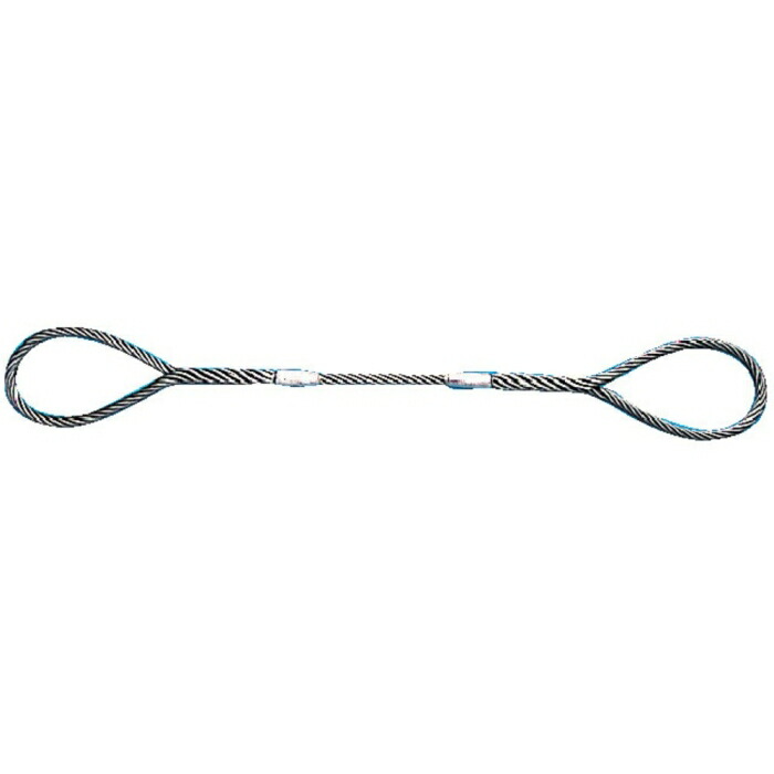 TRUSCO トラスコ中山 ＴＲＵＳＣＯ Ｗスリング Ａ手合い鉄条縄索 １６粍×６．０ｍ GR-16S6 1770497