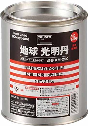 TRUSCO トラスコ中山 ＴＲＵＳＣＯ 光明丹２．５Ｋｇ KM-250 1236687