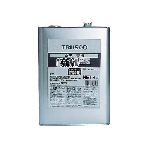 TRUSCO トラスコ中山 ＴＲＵＳＣＯ αホワイトオイルスプレー ４Ｌ ECO-WO-C4 5123097