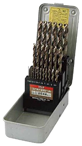 IS(イシハシ精工) コバルト正宗ドリル 25本組セット COD-25S 3022536