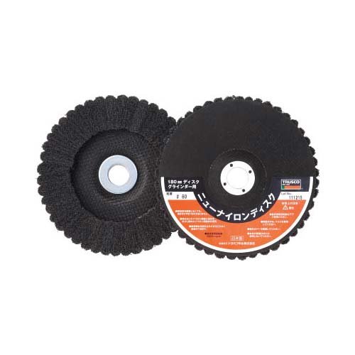 TRUSCO トラスコ中山 ※TRUSCO ニューナイロンディスク 180Φ穴径22粍 5個入 60# TNND18060   3100 3799867