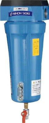日本精器 高性能エアフィルタ10A1ミクロン(ドレンコック付) NITN110ADLDV