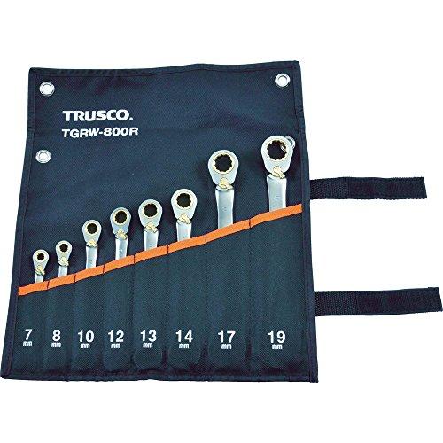 TRUSCO トラスコ中山 TRUSCO 切替式ラチェットコンビネーションレンチセット(スタンダード)8本組 TGRW800R