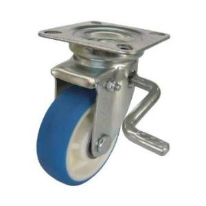 TRUSCO トラスコ中山 TRUSCO 耐寒性ウレタンキャスター 自在ダブルストッパー付 Φ150 TYPUJB-150A (P)