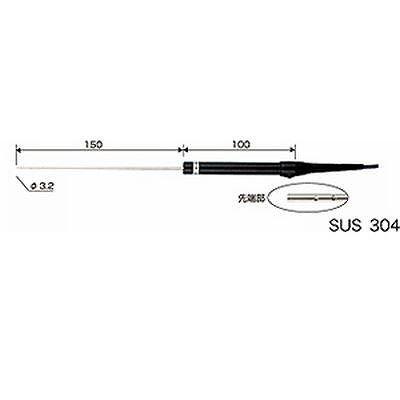 カスタム Ｋ印字機熱電対検知器 150粍 LK-300A 1本