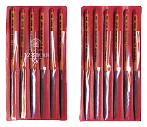 ツボサン 組ヤスリ 12本組 半丸 荒目 HA01201 9,668円