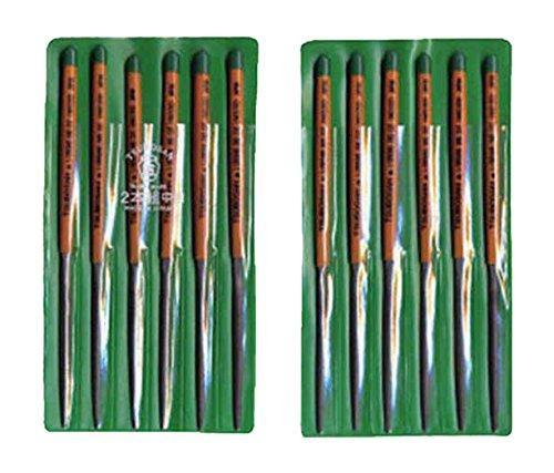 ツボサン 組ヤスリ 12本組 半丸 中目 HA01202｜ECJOY！プレミアム店