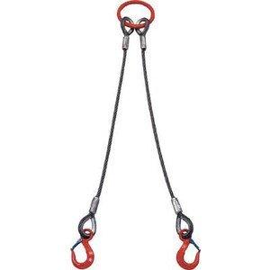 綿津見製器加工 綿津見 2本吊 ワイヤスリング 3.2t用×1.5m 2WRS3.2TX1.5