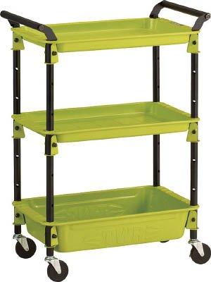 TRUSCO トラスコ中山 TRUSCO ツールワゴンロイヤル654×361×887深1浅2 黄緑 TWR221GR|ECJOY!プレミアム店