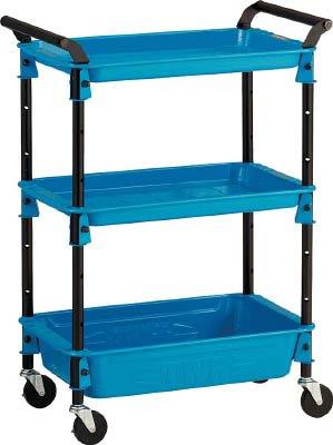 TRUSCO トラスコ中山 TRUSCO ツールワゴンロイヤル586×320×833深1浅2 スカイ TWR421SB|ECJOY!プレミアム店