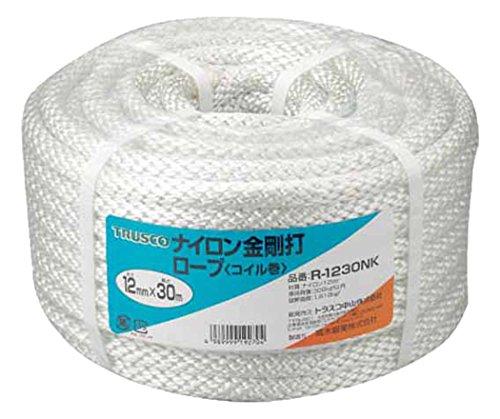TRUSCO トラスコ中山 TRUSCO ナイロンロープ 金剛打 線径12mmX長さ30m R1230NK