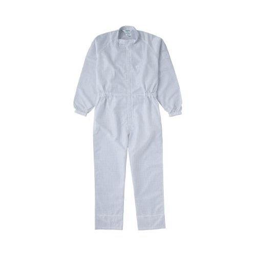 TRUSCO トラスコ中山 TRUSCO 制電糸グリッド遣りかたボンネット無つなぎ服 白いこと 3L TCOGW3L