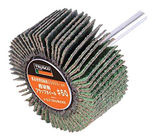 TRUSCO トラスコ中山 TRUSCO 超研削フラップホイール 外径40X幅25X軸径6 5個入 #Z40 HF4025Z40
