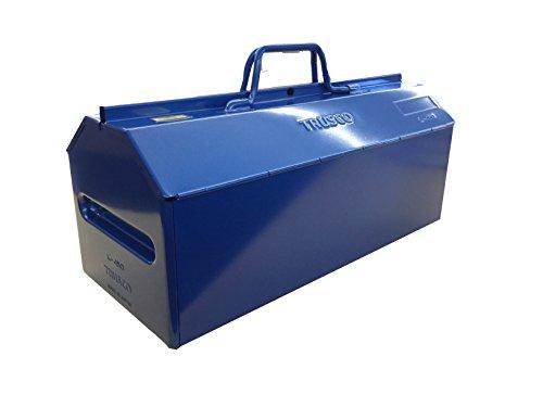 TRUSCO トラスコ中山 TRUSCO 山型中皿付工具箱 461X201X261 ブルー L450B
