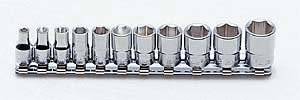 山下工業研究所 コーケン 1/4(6.35mm)6角ソケットレールセット 11ヶ組 RS2400M/11