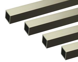 HILOGIC ハイロジック アルミ角パイプ 1m 2.0×50×50mm ステンカラー 4本組|ECJOY!プレミアム店