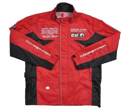 エルフ(ELF) バイク用レインスーツ セパレート レッド L ELR-3291｜ECJOY！プレミアム店
