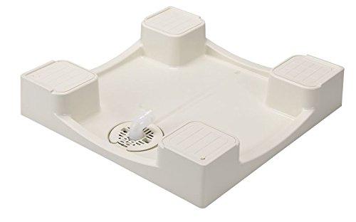 テクノテック  雨合羽食麺麭 TPD640  大きさ(粍):640×640×120 象牙色白いこと 穴空間的関係:C