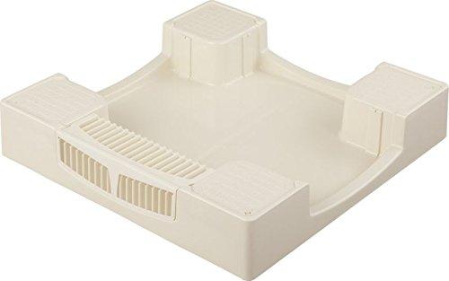テクノテック  雨合羽食パン TPW640  大きさ(粍):640×640×120 象牙色白いこと 穴空間的関係:C