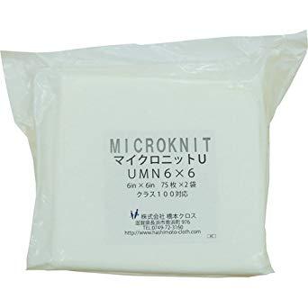 橋本差し交わす マイクロ編み物U（薄っぺら）UMN6×6S 6in×6インチ 75枚×2×1袋入 UMN6X6S 1入れもの(150枚入)