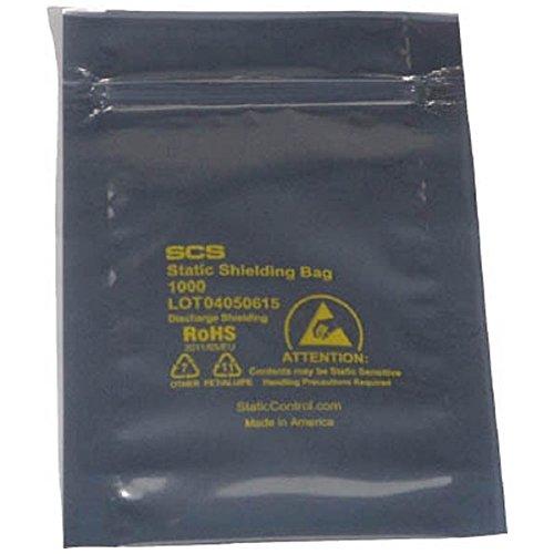 DESCO SCS 静電気遮蔽物御徒面子 ジップトップタイプ 203X254粍 100枚入 code:4106946