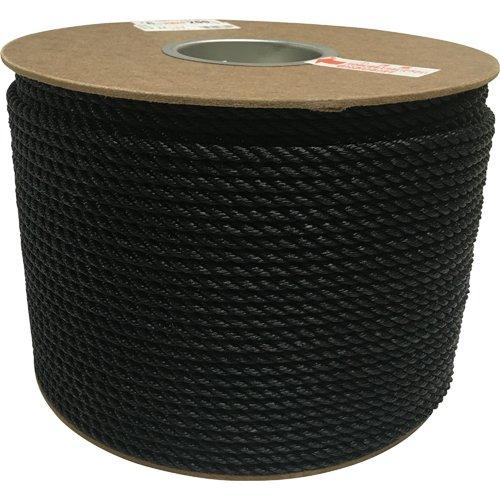 ユタカメイク ユタカ ポリエチレンロープドラム巻 6mm×200m 黒いこと code:7947534