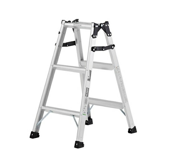 アルインコ 幅ひろい踏ざん（55粍）掛けはしご兼用脚立 0.82m PRS90WA DIY・工具-はしご・作業台-花・ガーデン・DIY