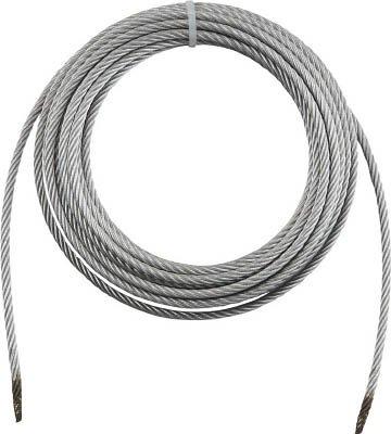 TRUSCO トラスコ中山 TRUSCO 手動ウインチ用ワイヤーΦ12×20M用(切りっ放し) code:7673493
