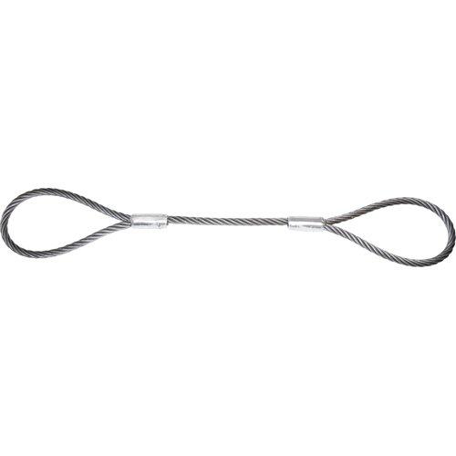 TRUSCO トラスコ中山 TRUSCO ワイヤーロープスリング Aタイプ アルミロック 16mmX2m code:8191697