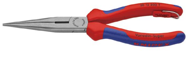 クニペックス KNIPEX 2612-200TBK 先長ラジオペンチ 落下防止(BK) 2612-200TBK