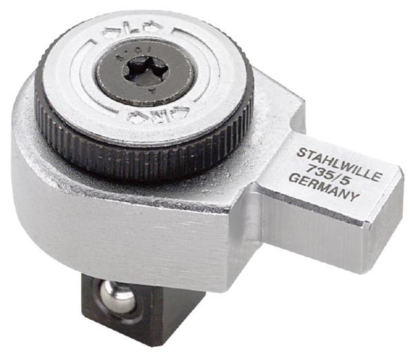 STAHLWILLE(スタビレー) 735/5 トルクレンチ差替ヘッド(ラチェット) (58250005) 735/5