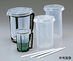 ヨトリヤマ ディスポ手付ビーカー５Ｌ　２５入NCG0973036-6607-05