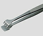 アズワン ＭＥＩＳＴＥＲ毛抜き ウエハー用 41LB6-SA 幅ひろい 耐酸鋼NC67905056-7907-03