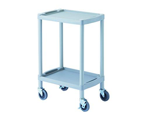 アズワン プラスチックワゴン　655×455×820mm　棚2段 Y201A 1台