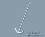 アズワン PTFE撹拌棒(アンカー型) φ6×500mm 005.350.21個1-7731-03