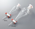 アズワン 分液ロート 脂栓付き添い人 500mL1個3-6456-04