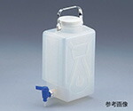 サーモフィッシャーサイエンティフィック ナルゲン水道の栓付角型瓶 2321 2gal/9L1本5-056-01