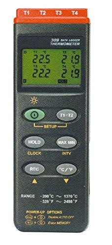 母ちゃん物の具 4通信路デジタル気温計(資料ロガー内蔵型) MT-309 1台