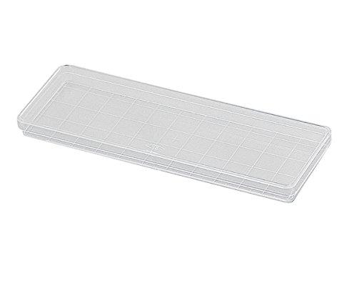 アズワン 角型透明ディッシュ 235×85mm 10枚×10袋入1箱(10枚×10袋入り)2-5316-01