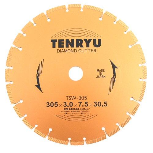 藤原加工 TENRYU 金剛石切断機 乾式用 305X3.0X30.5