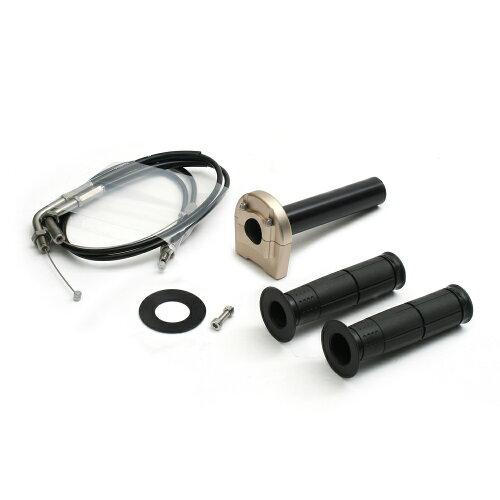 アクティブ(ACTIVE) スロットルKIT [ホルダー:TYPE-3 チタンゴールド] 巻取φ32 [ステン金具] GROM 13-16 1077032SU｜ECJOY！プレミアム店