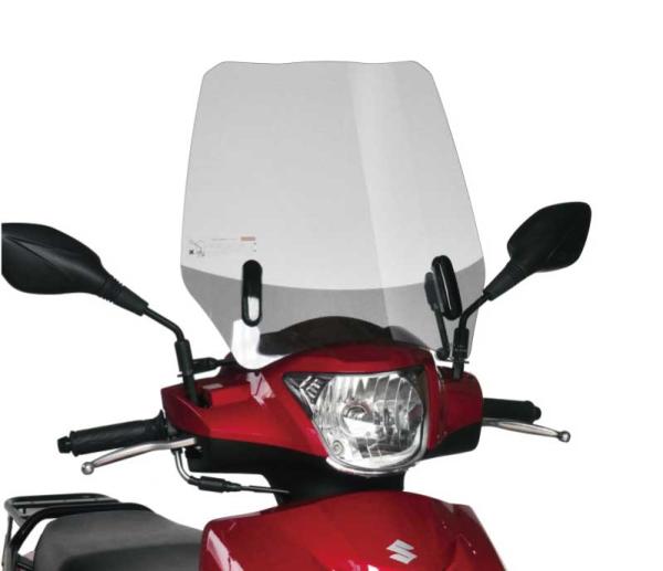 旭精器製作所 ウインドシールド　AD-43　適合：アドレス125 2BJ-DT11A 　受注生産品、注文後キャンセル不可
