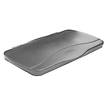 Rubbermaid Commercial Products 267407エレクター スリムジムコンテナ用フタ 蝶つがい付き添い人8194503 インテリア・寝具・収納-ゴミ箱