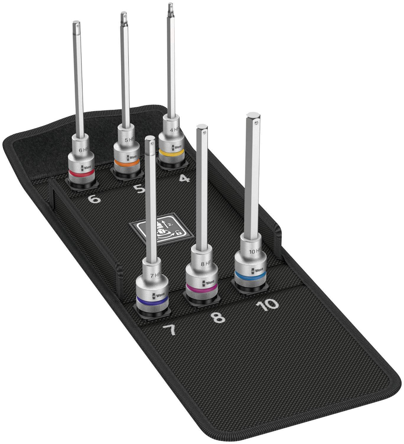 Wera Werkzeuge 4210Wera 8740 C HF 1/2 ヘックス6点セット8562080