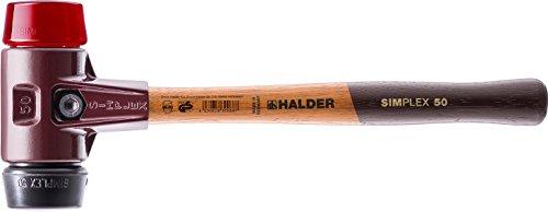 Erwin Halder KG 3026.06HALDER シンプレックスハンマー 予防医学(黒)可塑性物質(赤)頭径60粍4817753