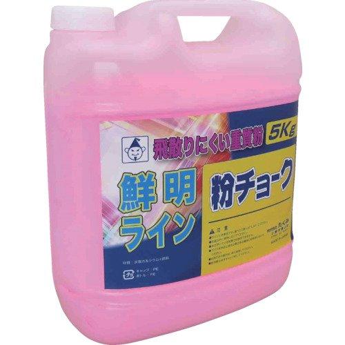 2241たくみ 粉車輪止め5kg 螢光さくら色7808135