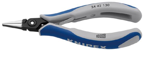 クニペックス KNIPEX 3442-130 精密プライヤー ヒラ クロスメッシュ 3442-130|ECJOY!プレミアム店