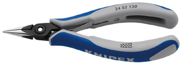 クニペックス KNIPEX 3452-130 精密プライヤー 丸 クロスメッシュ 3452-130|ECJOY!プレミアム店